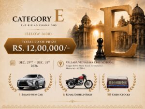 AOE 6th International Grandmaster Open Chess Tournament - 2026 - CATEGORY E